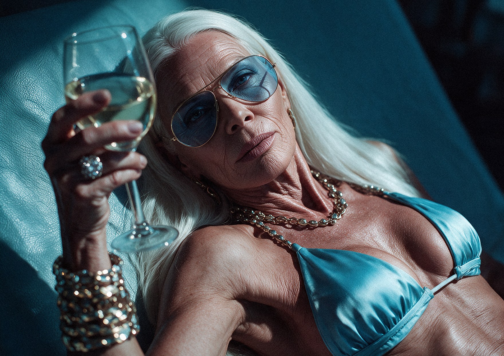 SuperRich #1, portrait photograph