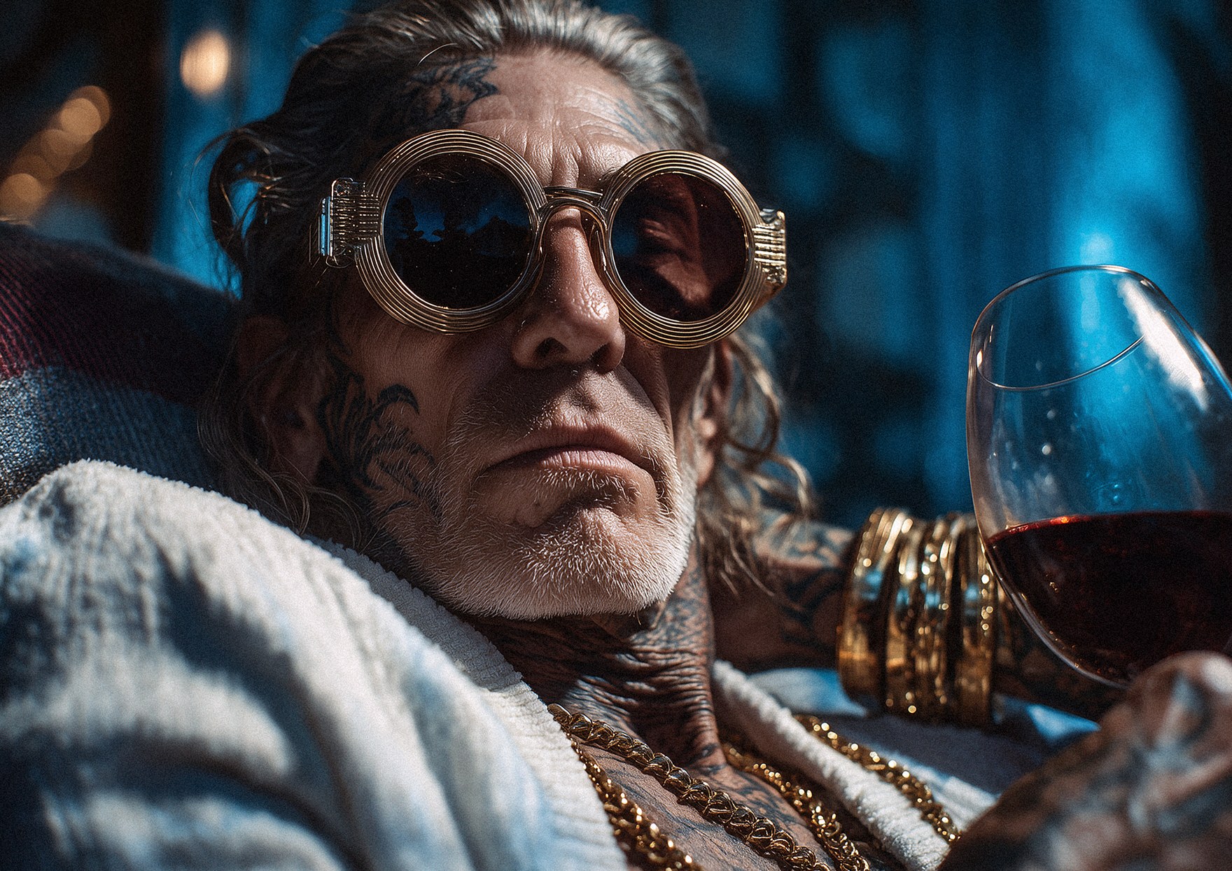 SuperRich #7, portrait photograph